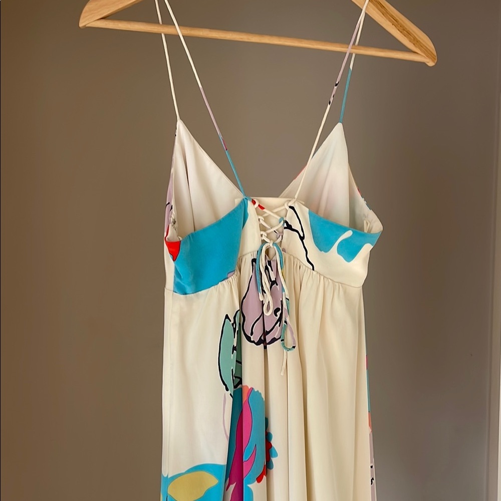 Tibi Colorful Floral Maxi Dress - Picture 4 of 6